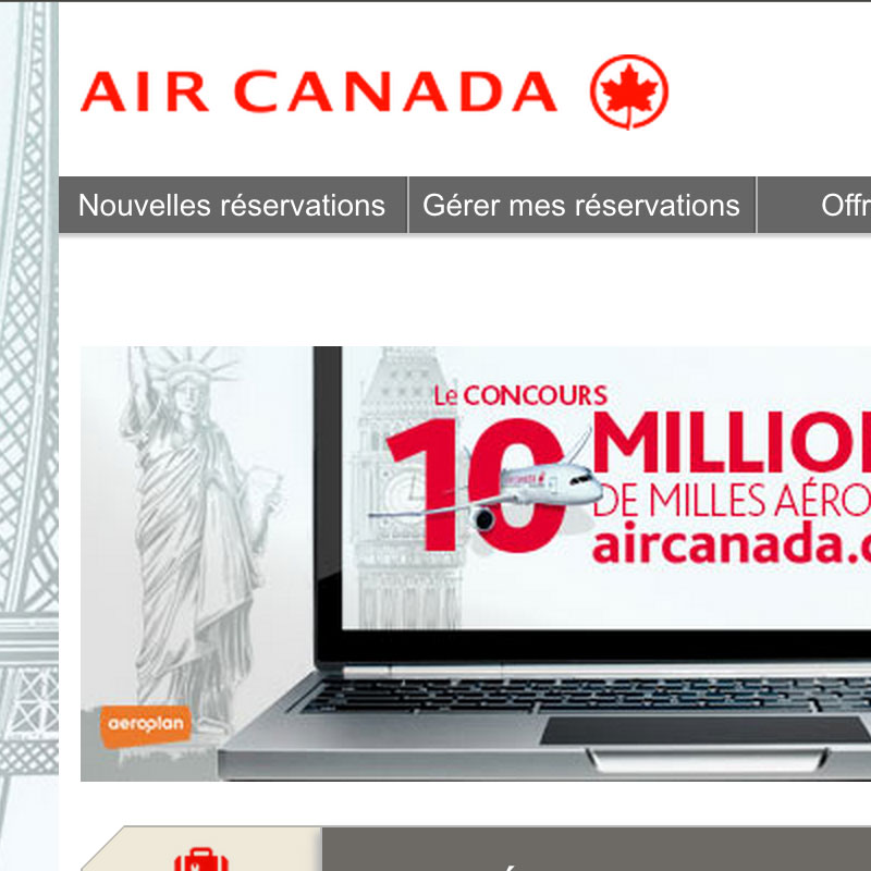 Air Canada intranet